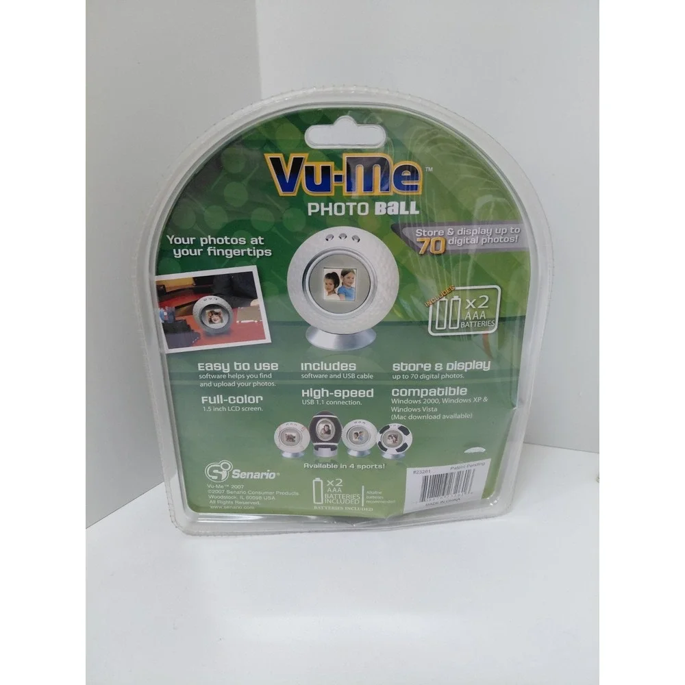 Photo Golf Ball Digital Photo Frame New Sealed Holds 70 Pictures‎ NEW